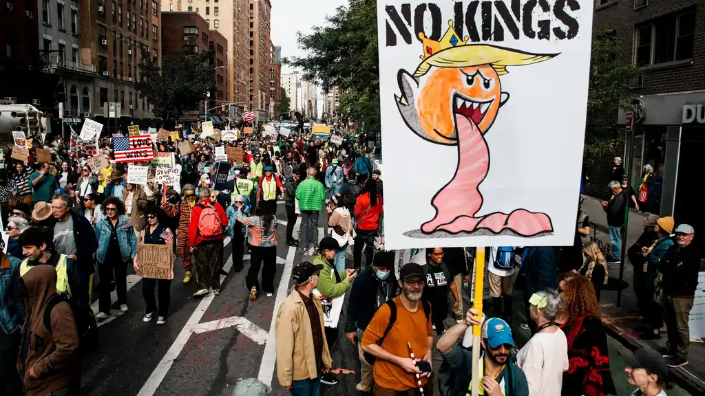 massive no kings protests